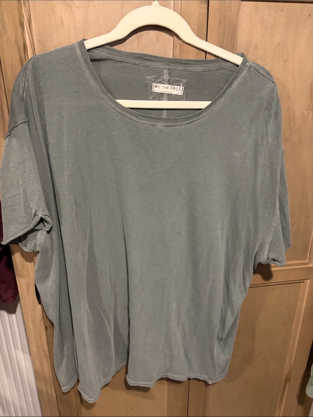 We The Free Women's Washed Sage Green Short Sleeve Tee